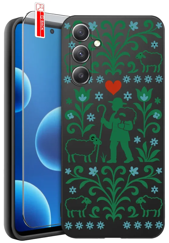 etui-do-samsung-galaxy-s23-fe-rozne-wzory-ludowe-ze-szklem