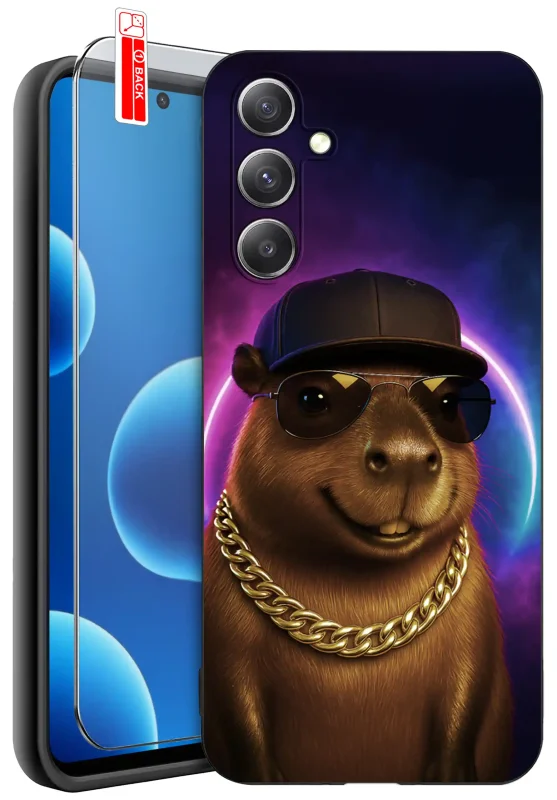 etui-do-samsung-galaxy-s23-fe-rozne-wzory-z-kapibara-ze-szklem