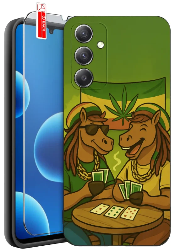 etui-do-samsung-galaxy-m15-5g-rozne-wzory-z-koniem-ze-szklem
