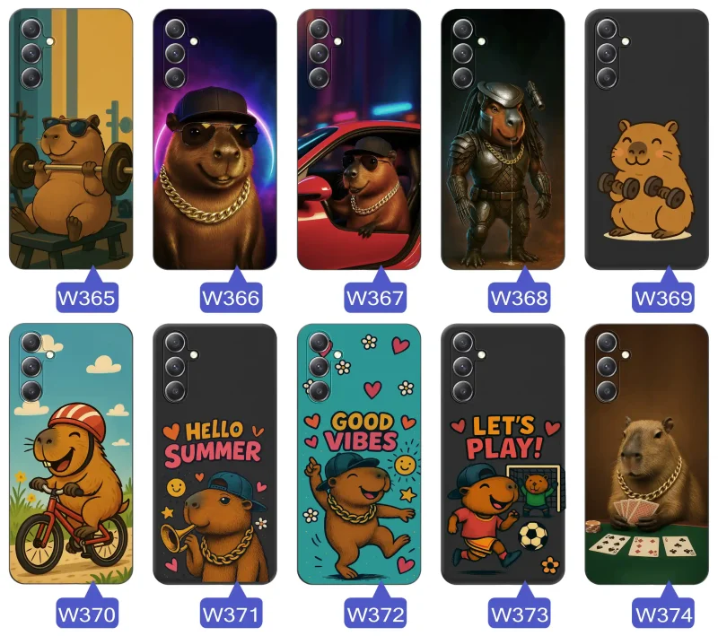 etui-do-samsung-galaxy-m55-5g-rozne-wzory-z-kapibara-ze-szklem