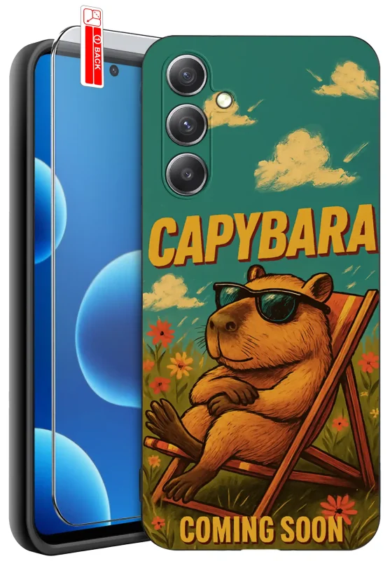 etui-do-samsung-galaxy-m35-5g-rozne-wzory-z-kapibara-ze-szklem