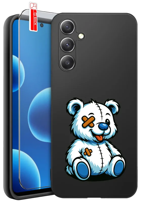 etui-do-samsung-galaxy-a35-5g-rozne-wzory-z-misiem-ze-szklem