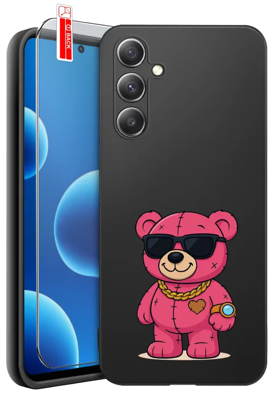 etui-do-samsung-galaxy-a54-5g-rozne-wzory-z-misiem-ze-szklem