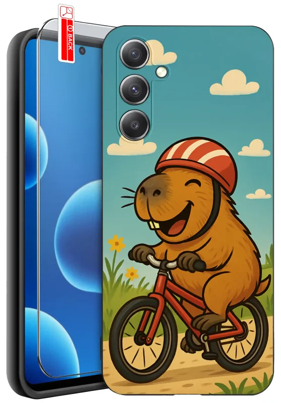 etui-do-samsung-galaxy-a34-5g-rozne-wzory-z-kapibara-ze-szklem