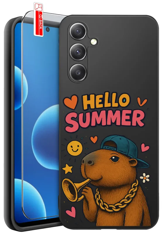 etui-do-samsung-galaxy-a14-5g-rozne-wzory-z-kapibara-ze-szklem