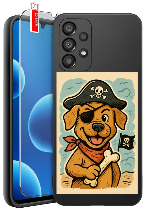 etui-do-samsung-galaxy-a33-rozne-wzory-z psem-ze-szklem