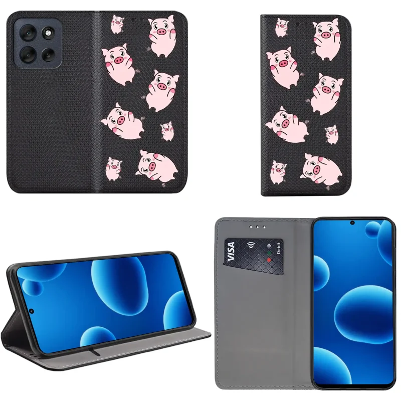 etui-do-motorola-moto-g56-5g-zamykane-malowane-wzor-zwierzeta-ze-szklem