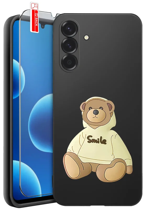 etui-do-samsung-galaxy-m16-5g-rozne-wzory-z-misiem-ze-szklem