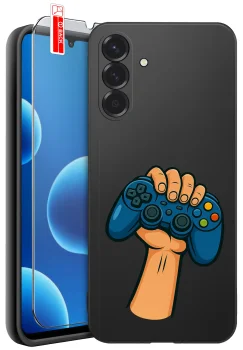 Etui do Samsung Galaxy A17 | A18 | A26 5G różne wzory dla gracza ze szkłem