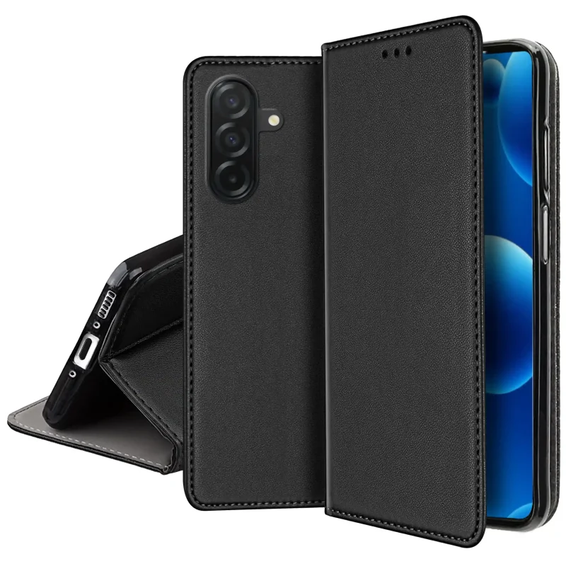 etui-do-samsung-galaxy-a17-czarne-magnetyczne-zamykane-ze-szklem