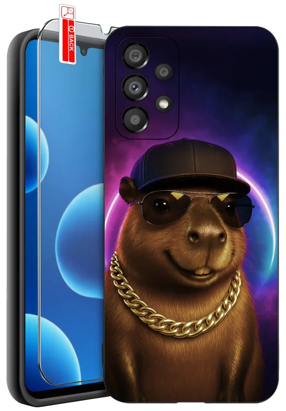 etui-do-samsung-galaxy-a33-5g-rozne-wzory-z-kapibara-ze-szklem