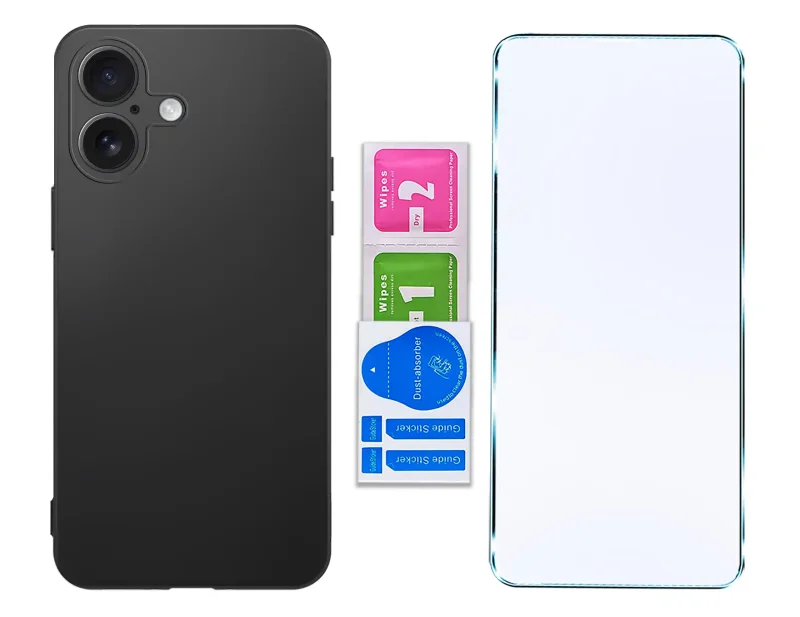 etui-do-iphone-17-czarne-matowe-z-zestawem-2-szkiel