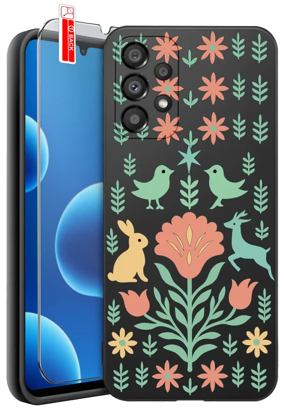etui-do-samsung-galaxy-a52-a52s-5g-rozne-wzory-ludowe-ze-szklem