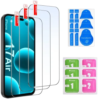 Zestaw 3 szkieł hartowanych do iPhone 17 Air