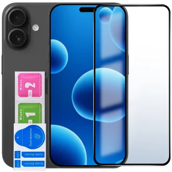 Szkło hartowane 5D do iPhone 16 Pro / 17 / 17 Pro / 18 Pro na cały ekran