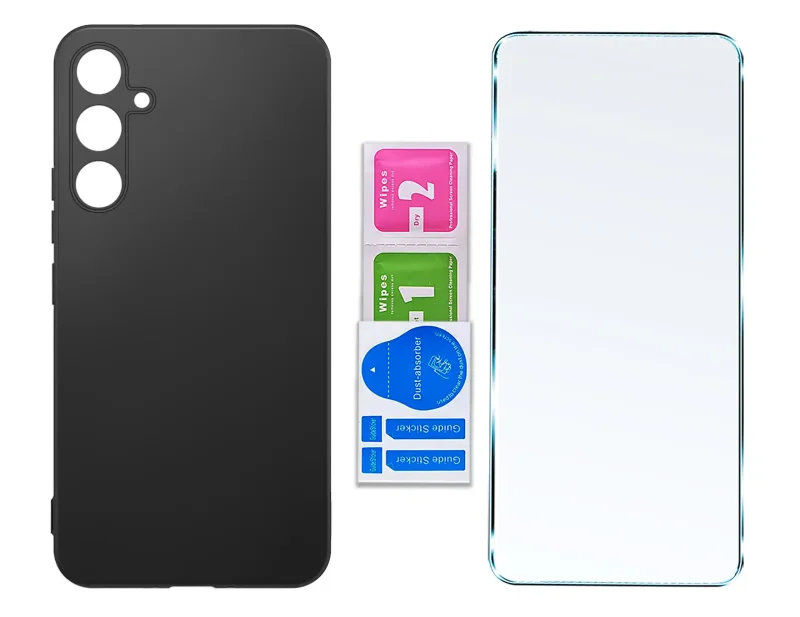 etui-do-samsung-galaxy-s25-fe-czarne-matowe-ze-szklem