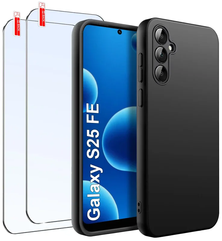 etui-do-samsung-galaxy-s25-fe-czarne-matowe-z-zestawem-2-szkiel