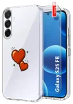 Etui do Samsung Galaxy S25 Fe bezbarwne różne kolorowe wzory malowane ze szkłem