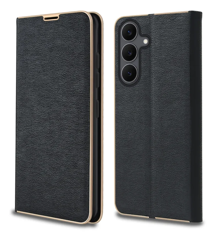 etui-do-samsung-galaxy-s25-fe-eleganckie-zamykane-czarne-ze-szklem