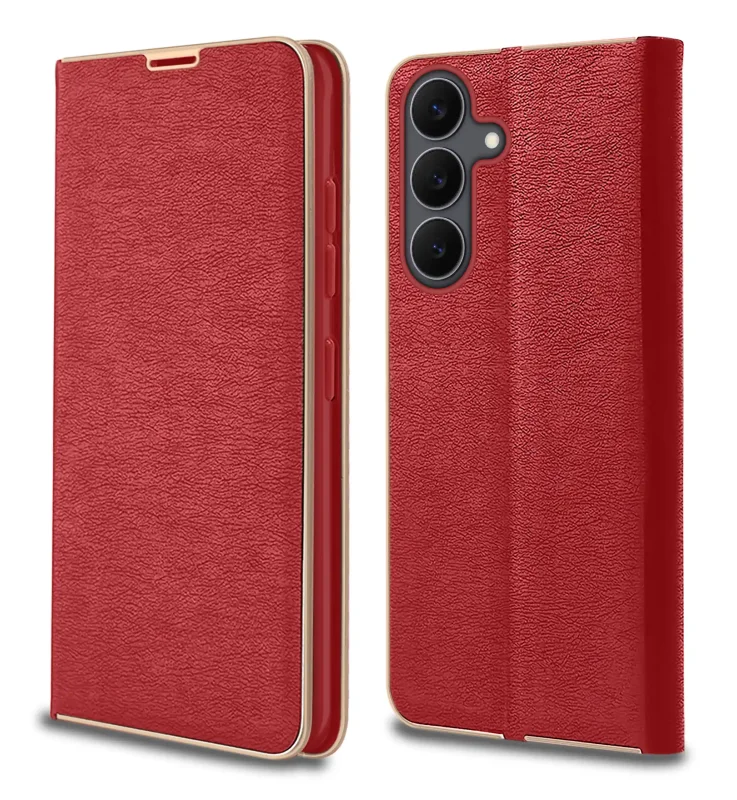 etui-do-samsung-galaxy-s25-fe-eleganckie-zamykane-czerwone-ze-szklem