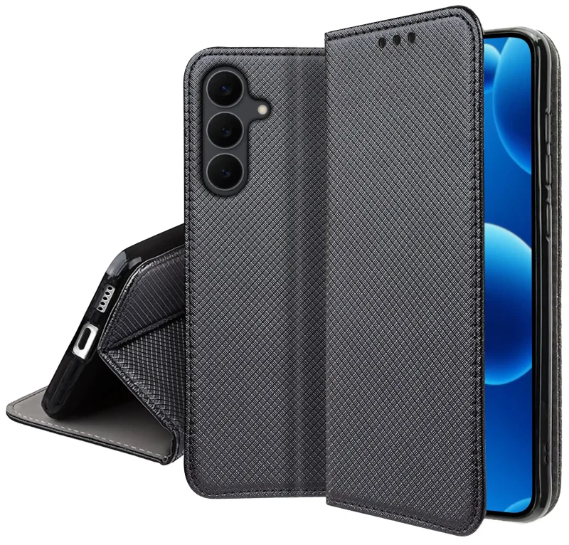 etui-do-samsung-galaxy-s25-fe-czarne-zamykane-ze-szklem