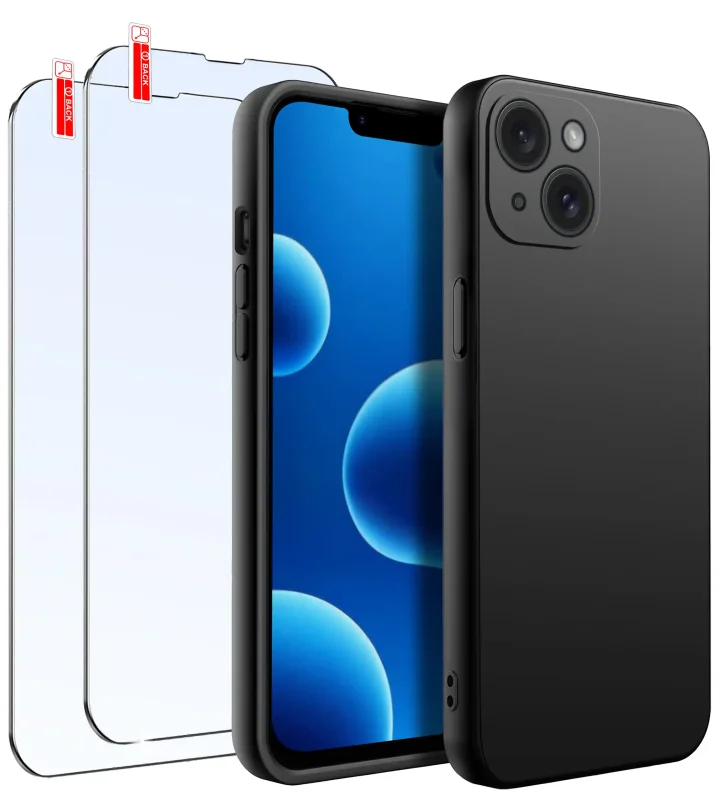 etui-do-iphone-13-mini-czarne-matowe-z-zestawem-2-szkiel