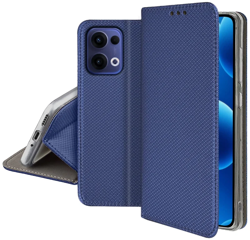 etui-do-oppo-reno-13-5g-granatowe-zamykane-ze-szklem