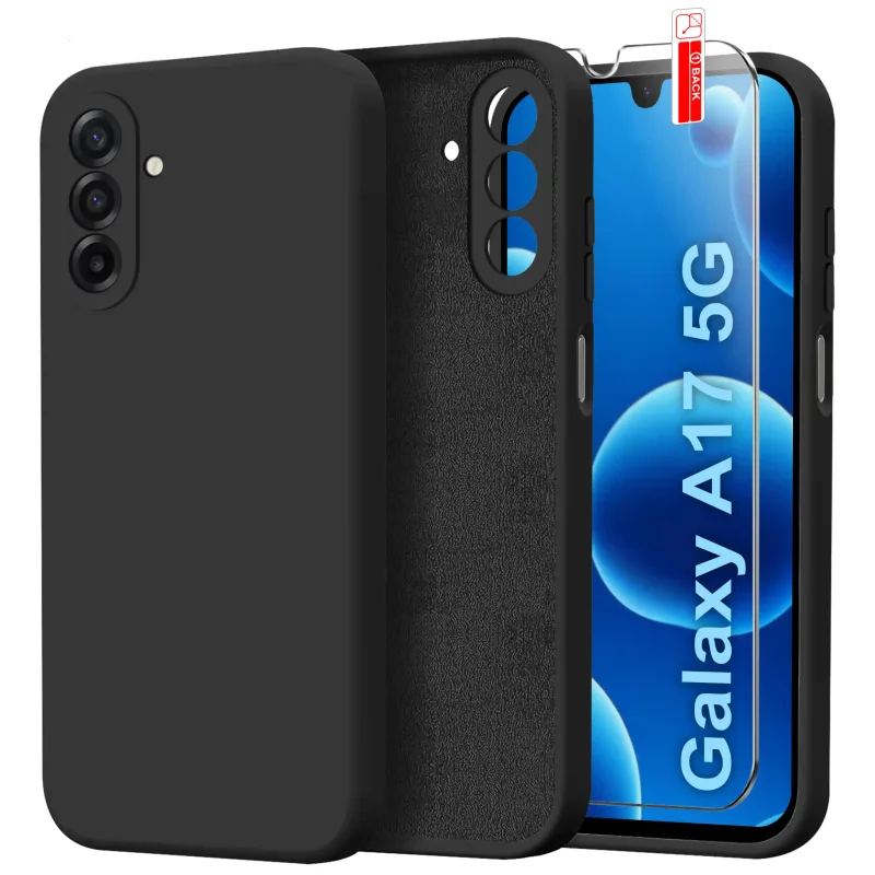 etui-do-samsung-galaxy-a17-5g-czarne-silikonowe-ze-szklem