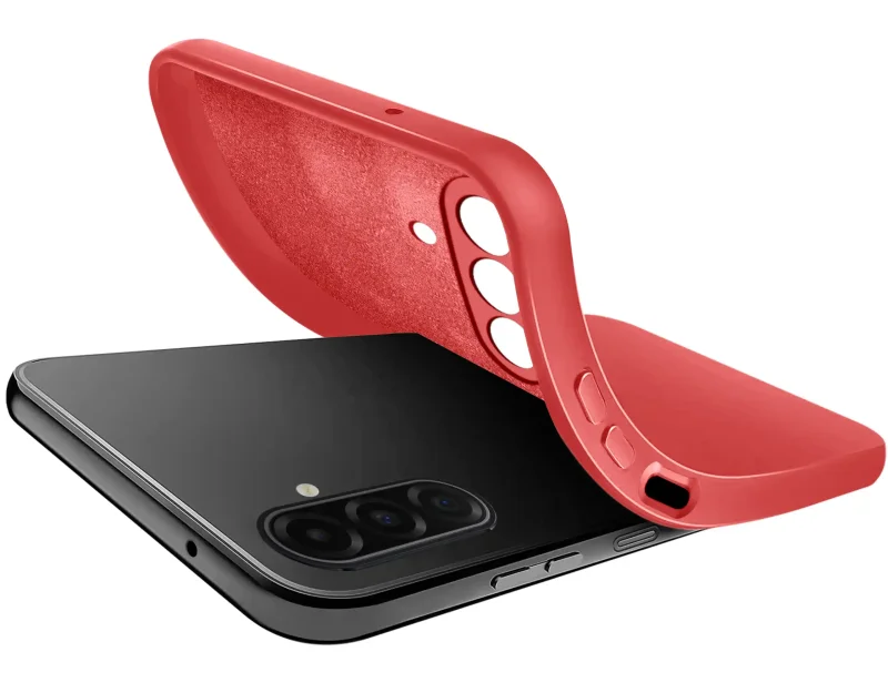 etui-do-samsung-galaxy-a17-5g-czerwone-silikonowe-ze-szklem