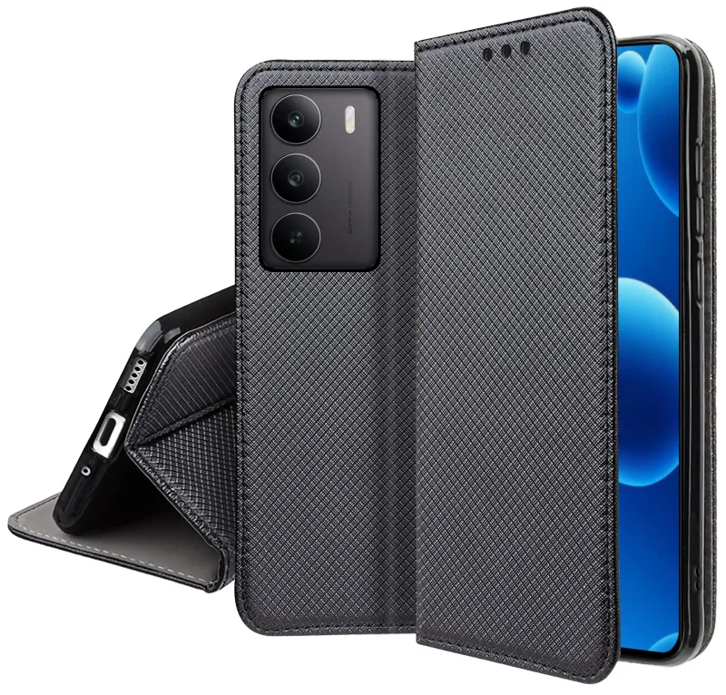 etui-do-realme-14x-5g-czarne-zamykane-ze-szklem