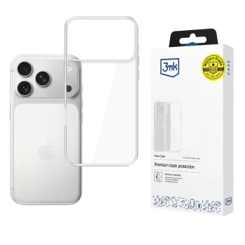 Etui 3MK do iPhone 17 Pro / 18 Pro przeźroczyste ze szkłem