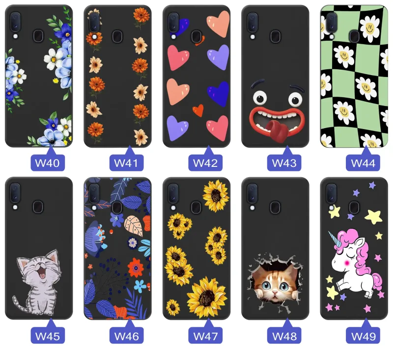 etui-do-samsung-galaxy-a40-rozne-wzory-fajne-ze-szklem