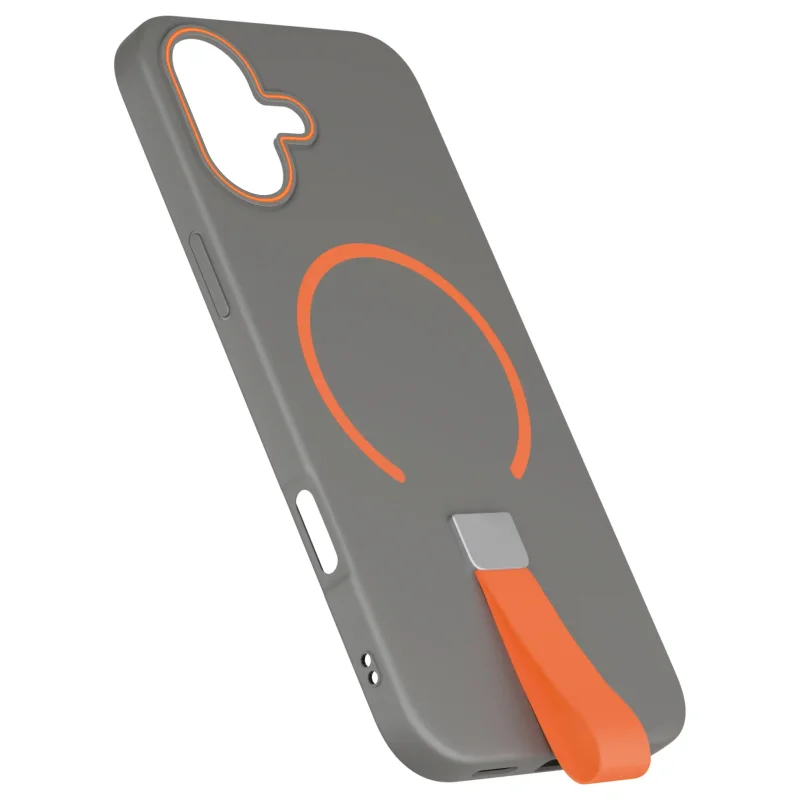 etui-do-iphone-16-szare-magsafe-z-paskiem-na-palec-ze-szklem