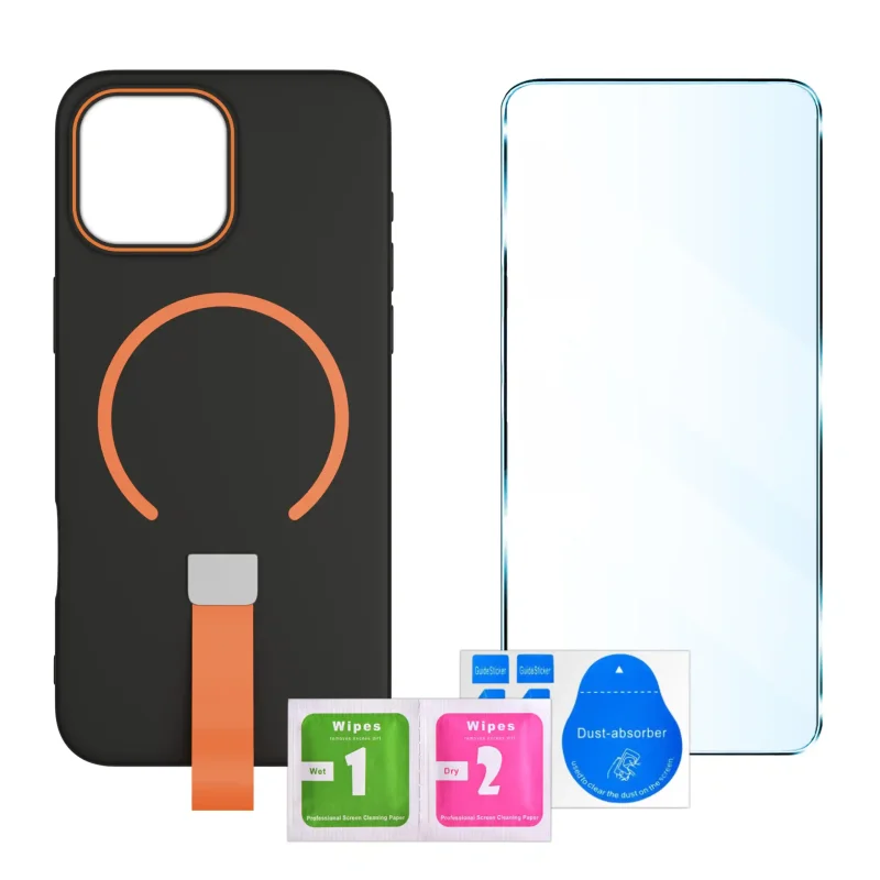 etui-do-iphone-16-pro-max-czarne-magsafe-z-paskiem-na-palec-ze-szklem