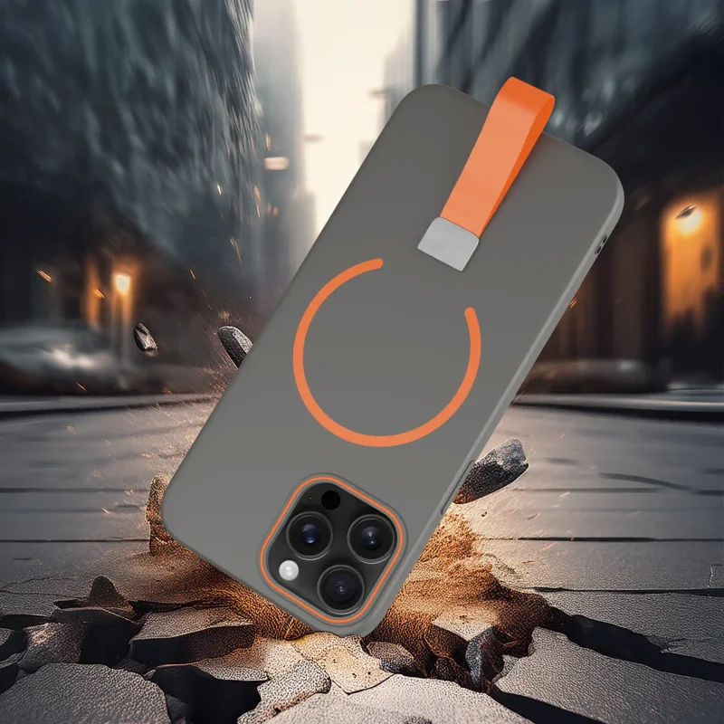 etui-do-iphone-15-pro-szare-magsafe-z-paskiem-na-palec-ze-szklem