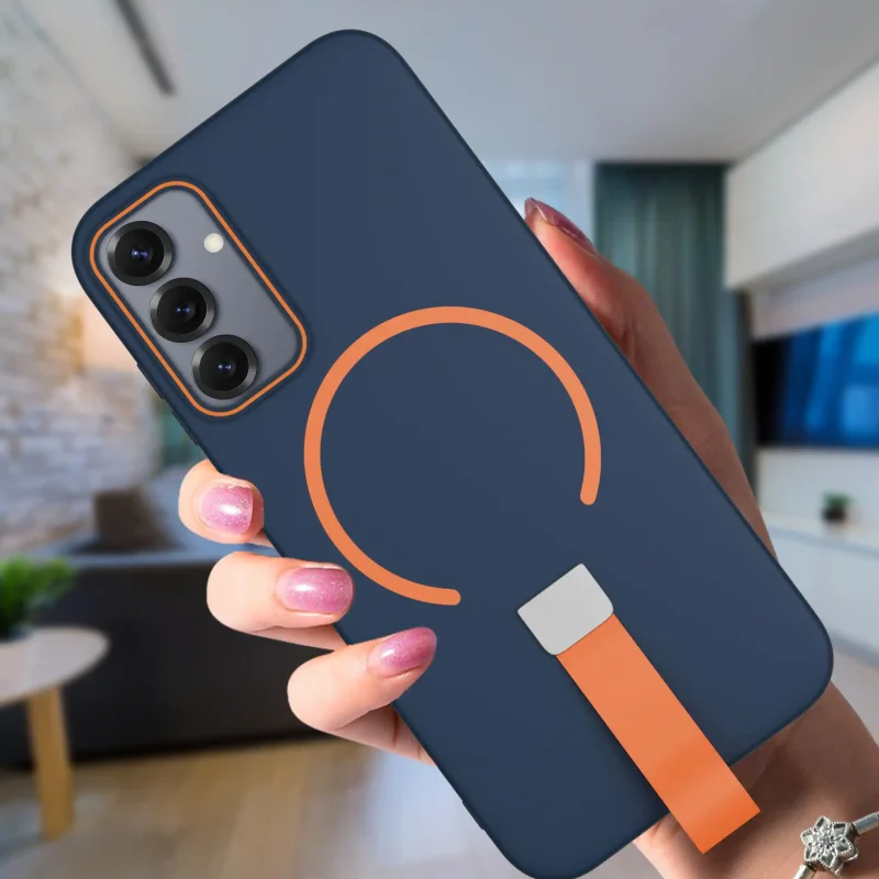etui-do-samsung-galaxy-s25-granatowe-magsafe-z-paskiem-na-palec-ze-szklem