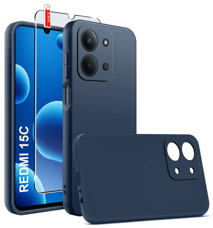 etui-do-xiaomi-redmi-15c-5g-granatowe-matowe-ze-szklem