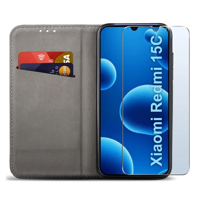 etui-do-xiaomi-redmi-15c-5g-granatowe-zamykane-ze-szklem
