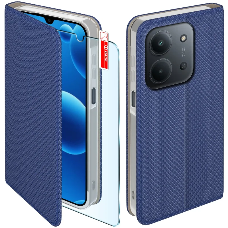 etui-do-xiaomi-redmi-15c-5g-granatowe-zamykane-ze-szklem