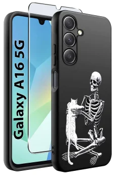 Etui do Samsung Galaxy A16 5G różne wzory halloween ze szkłem