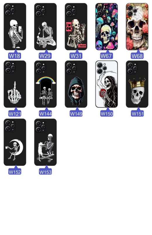 etui-do-xiaomi-redmi-12-4g-rozne-wzory-halloween-ze-szklem