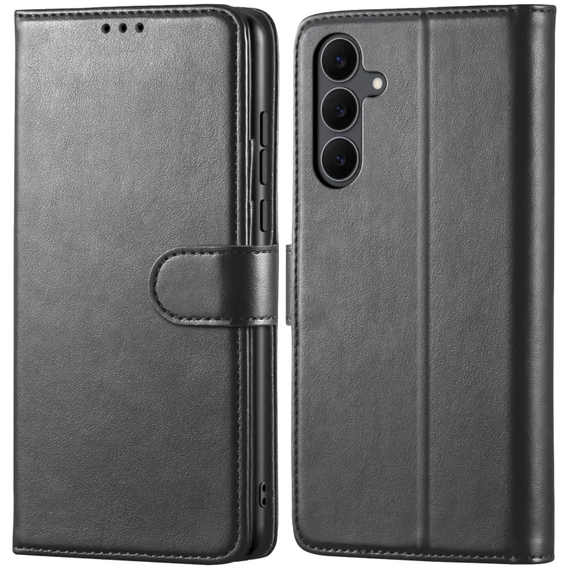 etui-do-samsung-galaxy-s25-fe-czarne-magnetyczne-z-klapka-ze-szklem