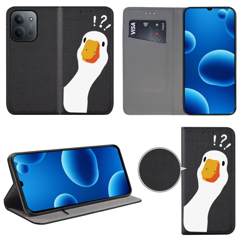 etui-do-xiaomi-redmi-15c-5g-zamykane-malowane-wzor-ges-ze-szklem
