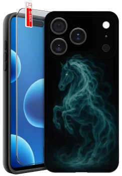 Etui do iPhone 17 Pro Max / 18 Pro Max różne wzory z koniem ze szkłem