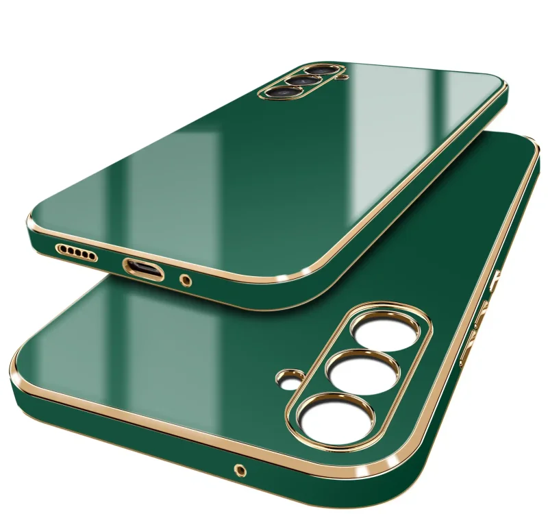 etui-do-samsung-galaxy-a17-5g-ze-zlota-ramka-zielone-ze-szklem