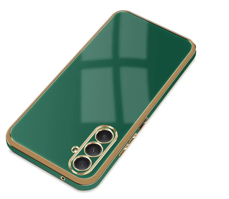 etui-do-samsung-galaxy-a17-5g-ze-zlota-ramka-zielone-ze-szklem