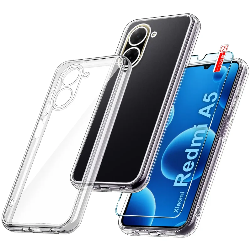 etui-do-xiaomi-redmi-a5-bezbarwne-wzmacniane-ze-szklem