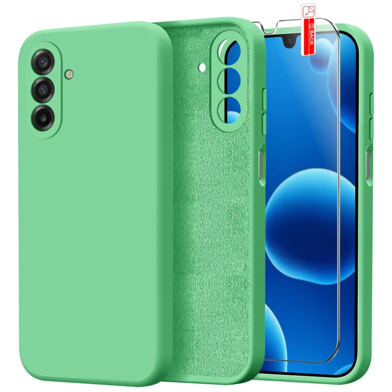 etui-do-samsung-galaxy-a17-5g-mietowy-silikonowe-ze-szklem