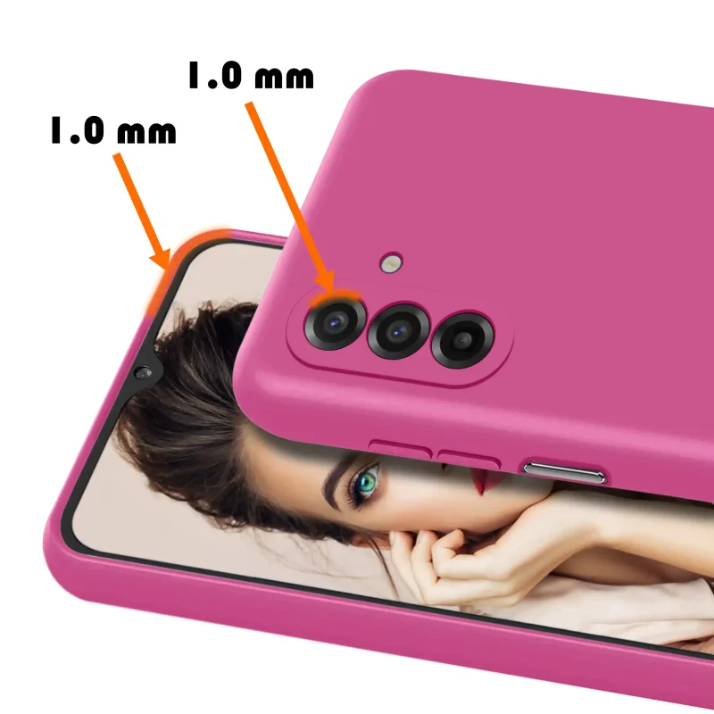 etui-do-samsung-galaxy-a17-5g-rozowe-silikonowe-ze-szklem