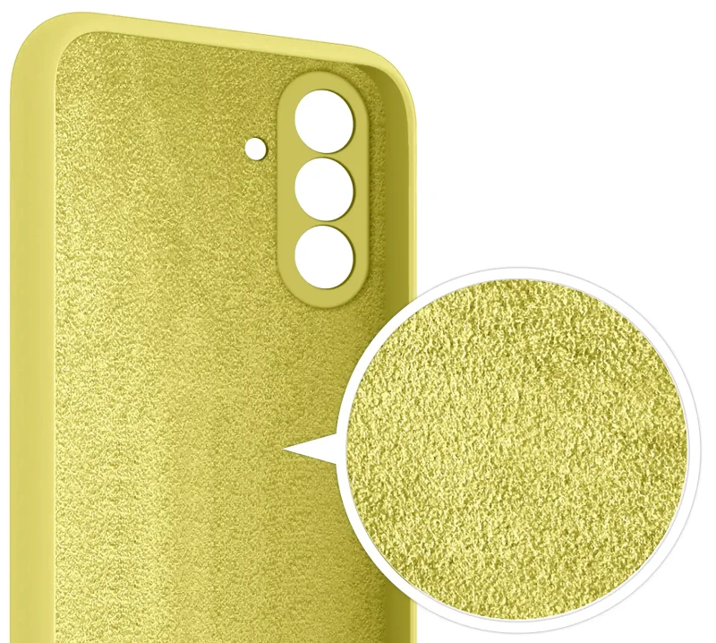 etui-do-samsung-galaxy-a17-5g-zolte-silikonowe-ze-szklem